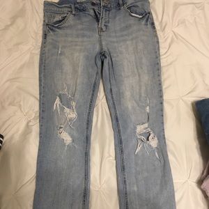 old navy distressed boyfriend jeans